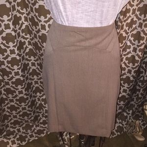 THE LIMITED Light brown/dark beige skirt